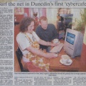 Surf the net in Dunedin's First 'cybercafe'