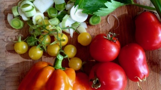 First summer harvest (Peka Peka, New Zealand)