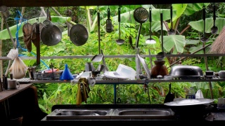 Jungle kitchen at Panya (Chiang Mai, Thailand)